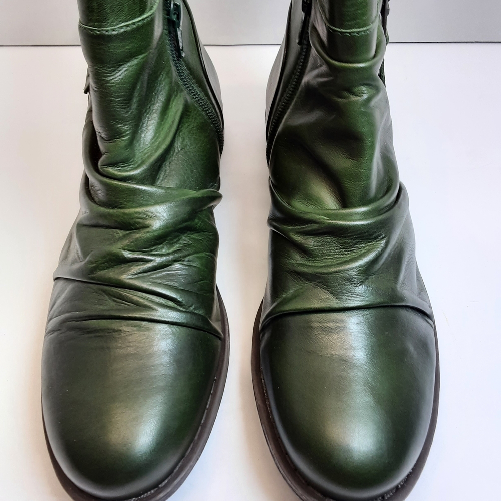 Miz Mooz Green Ankle Boots